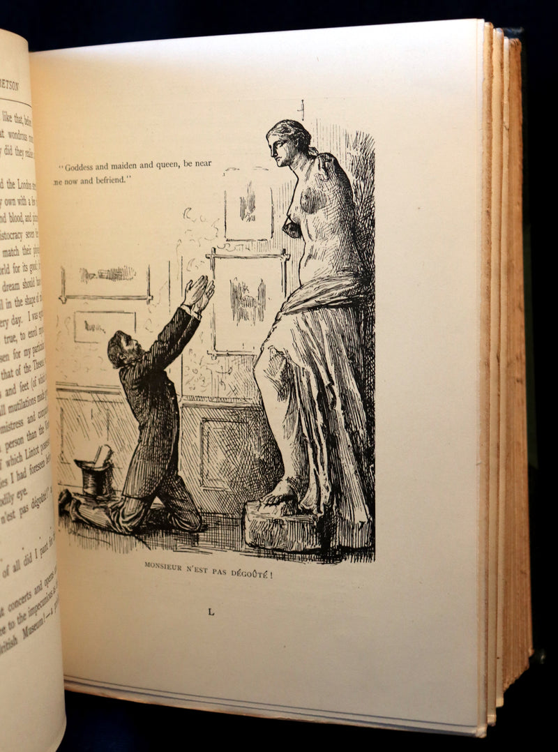 1896 Rare Book - Peter Ibbetson - A strange tale of Communication through Dreams by George Du Maurier.