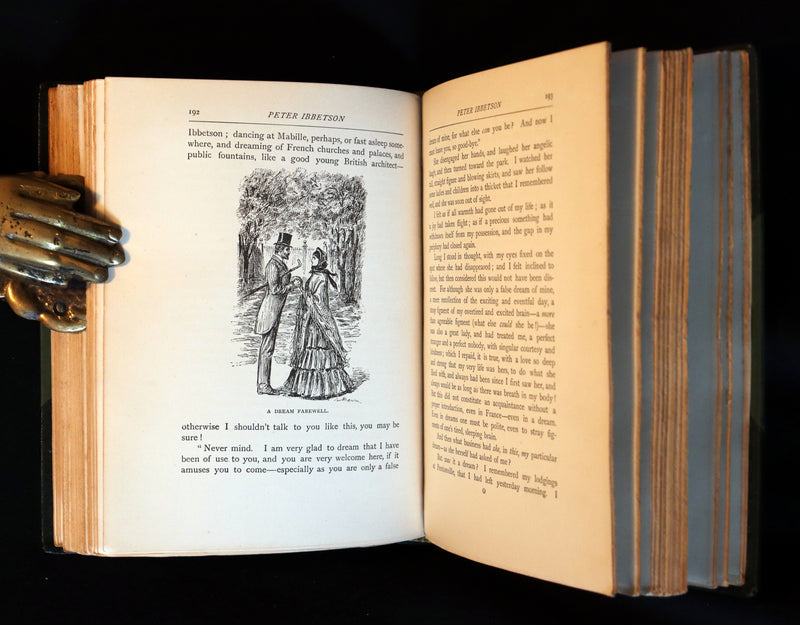 1896 Rare Book - Peter Ibbetson - A strange tale of Communication through Dreams by George Du Maurier.