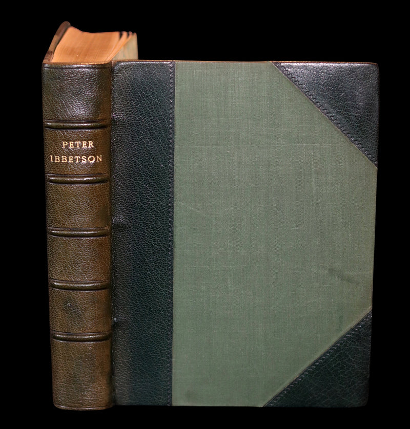 1896 Rare Book - Peter Ibbetson - A strange tale of Communication through Dreams by George Du Maurier.