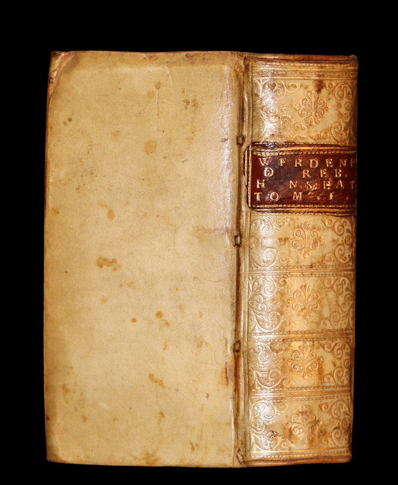 1631 Rare vellum Latin Book - Historical Foundations of the Hanseatic Republics by Johann Angelius (von) Werdenhagen.