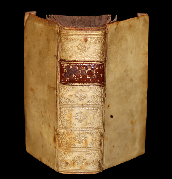 1631 Rare vellum Latin Book - Historical Foundations of the Hanseatic Republics by Johann Angelius (von) Werdenhagen.