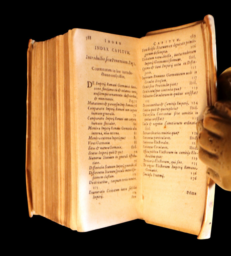 1631 Rare vellum Latin Book - Historical Foundations of the Hanseatic Republics by Johann Angelius (von) Werdenhagen.