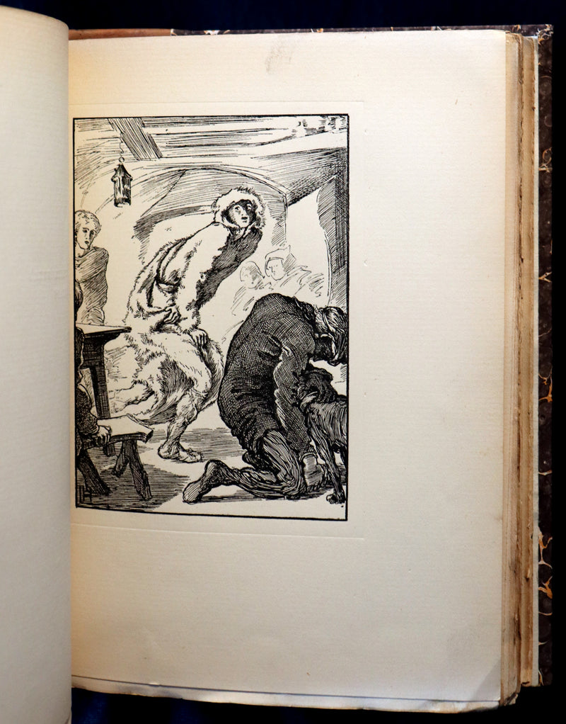 1896 Rare Book on Werewolves - THE WERE-WOLF written by Clemence Housman. First Edition.