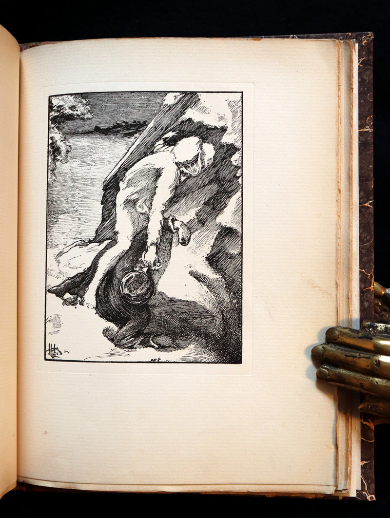 1896 Rare Book on Werewolves - THE WERE-WOLF written by Clemence Housman. First Edition.