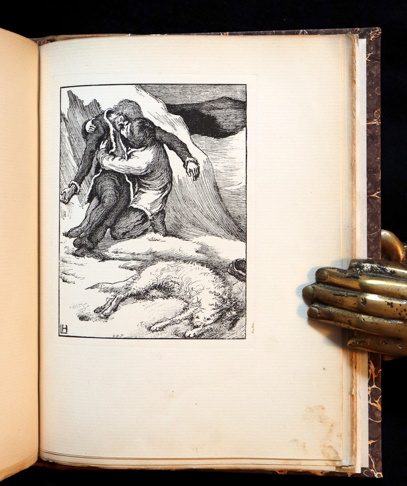 1896 Rare Book on Werewolves - THE WERE-WOLF written by Clemence Housman. First Edition.