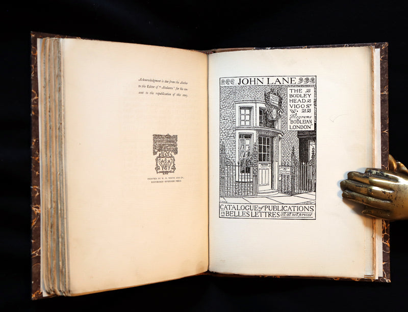 1896 Rare Book on Werewolves - THE WERE-WOLF written by Clemence Housman. First Edition.