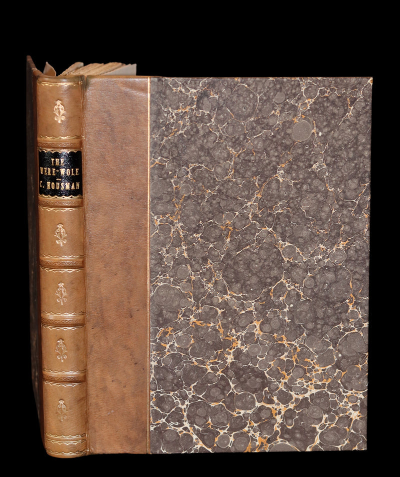 1896 Rare Book on Werewolves - THE WERE-WOLF written by Clemence Housman. First Edition.