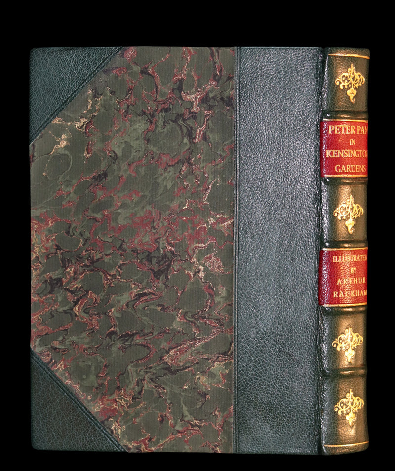 1910 Rare Book - PETER PAN in Kensington Garden illustrated by Arthur Rackham.