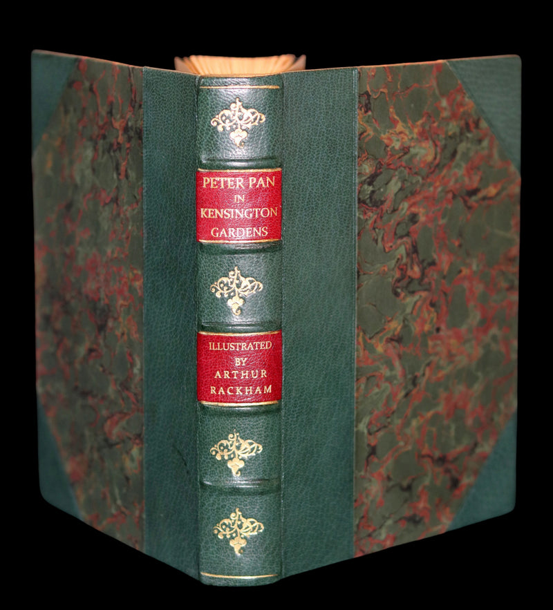 1910 Rare Book - PETER PAN in Kensington Garden illustrated by Arthur Rackham.