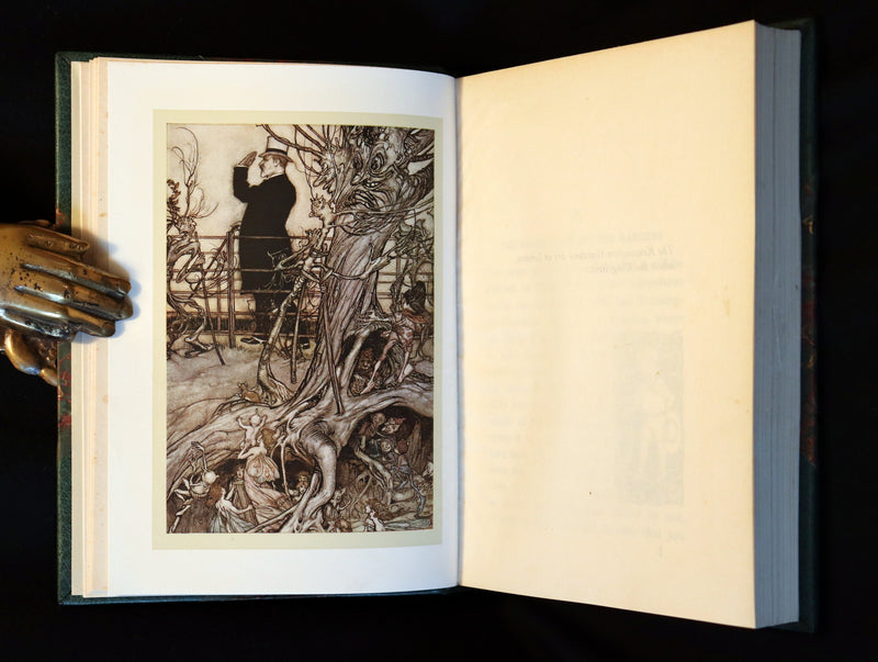 1910 Rare Book - PETER PAN in Kensington Garden illustrated by Arthur Rackham.