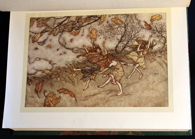 1910 Rare Book - PETER PAN in Kensington Garden illustrated by Arthur Rackham.