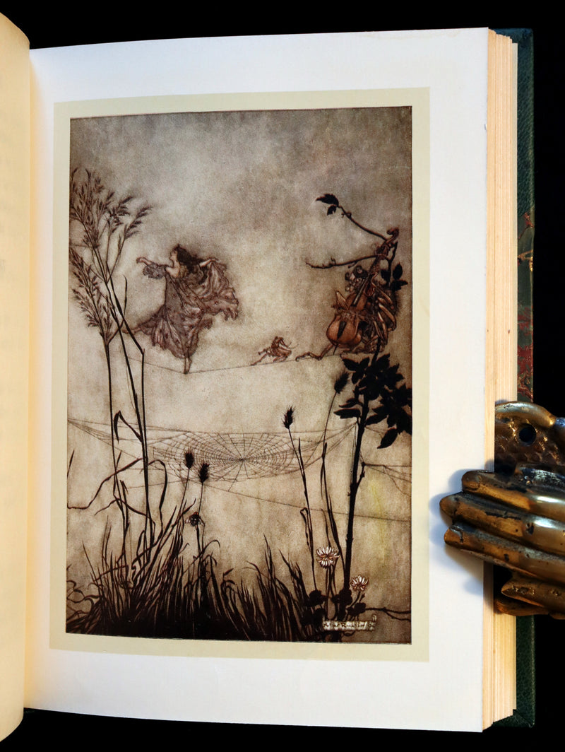 1910 Rare Book - PETER PAN in Kensington Garden illustrated by Arthur Rackham.