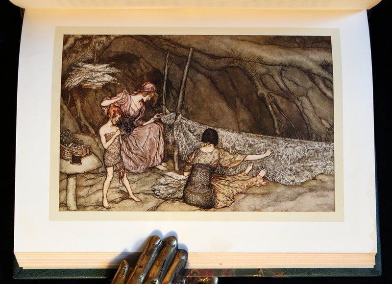 1910 Rare Book - PETER PAN in Kensington Garden illustrated by Arthur Rackham.