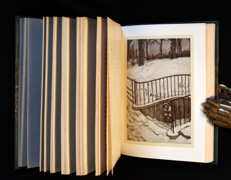 1910 Rare Book - PETER PAN in Kensington Garden illustrated by Arthur Rackham.