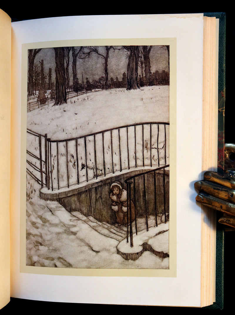 1910 Rare Book - PETER PAN in Kensington Garden illustrated by Arthur Rackham.