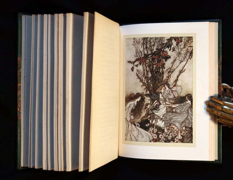 1910 Rare Book - PETER PAN in Kensington Garden illustrated by Arthur Rackham.