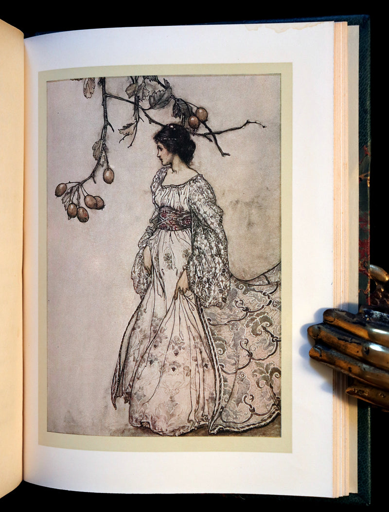 1910 Rare Book - PETER PAN in Kensington Garden illustrated by Arthur Rackham.