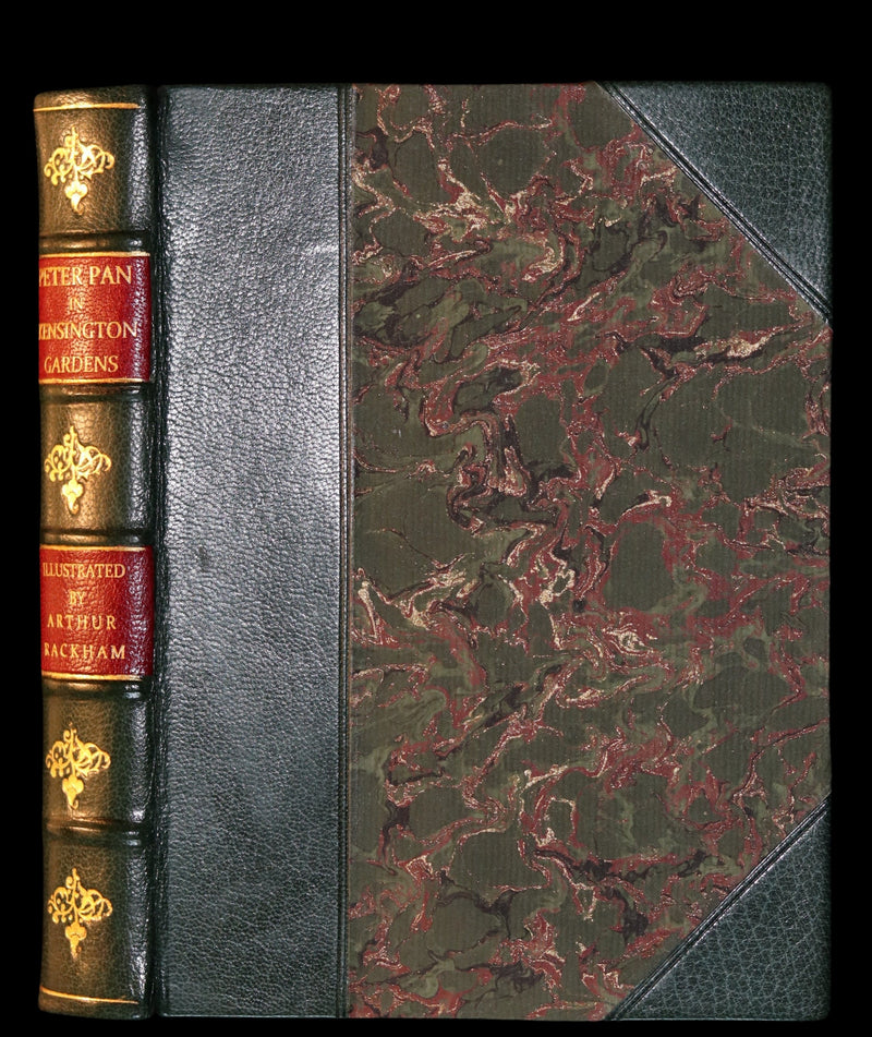 1910 Rare Book - PETER PAN in Kensington Garden illustrated by Arthur Rackham.