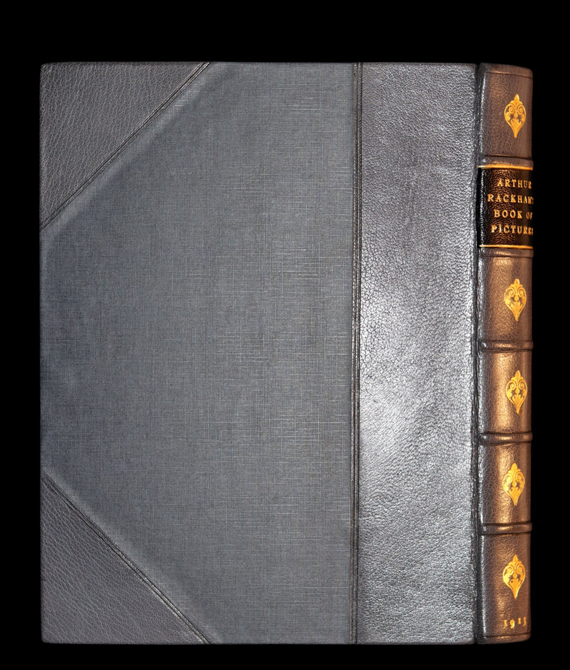 1913 Rare First Edition - Arthur RACKHAM's Book of Pictures - Magic, Elves, Goblins, Dragons, Frog Prince, Santa Claus, Sea Serpent, etc.