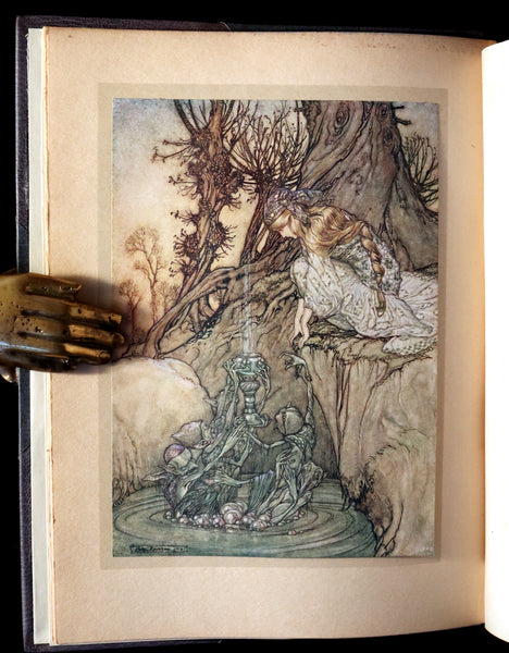 1913 Rare First Edition - Arthur RACKHAM's Book of Pictures - Magic, Elves, Goblins, Dragons, Frog Prince, Santa Claus, Sea Serpent, etc.