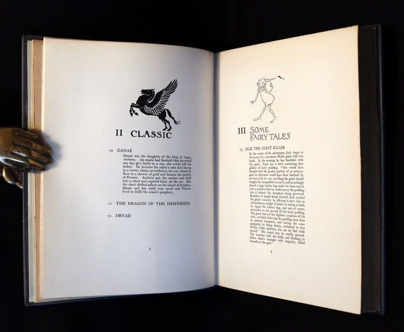 1913 Rare First Edition - Arthur RACKHAM's Book of Pictures - Magic, Elves, Goblins, Dragons, Frog Prince, Santa Claus, Sea Serpent, etc.