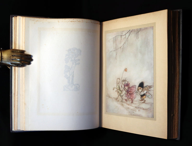 1913 Rare First Edition - Arthur RACKHAM's Book of Pictures - Magic, Elves, Goblins, Dragons, Frog Prince, Santa Claus, Sea Serpent, etc.