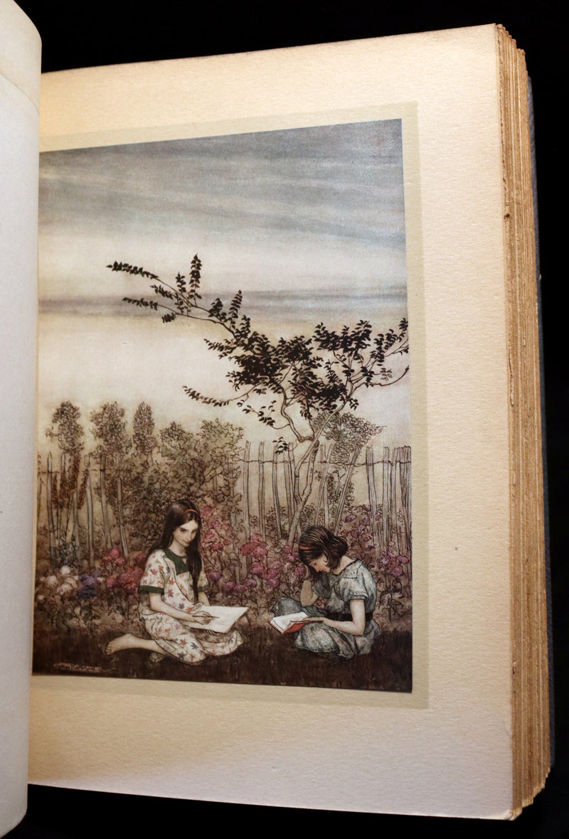 1913 Rare First Edition - Arthur RACKHAM's Book of Pictures - Magic, Elves, Goblins, Dragons, Frog Prince, Santa Claus, Sea Serpent, etc.