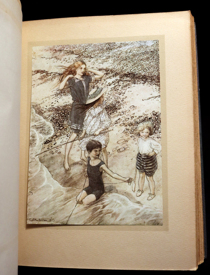 1913 Rare First Edition - Arthur RACKHAM's Book of Pictures - Magic, Elves, Goblins, Dragons, Frog Prince, Santa Claus, Sea Serpent, etc.