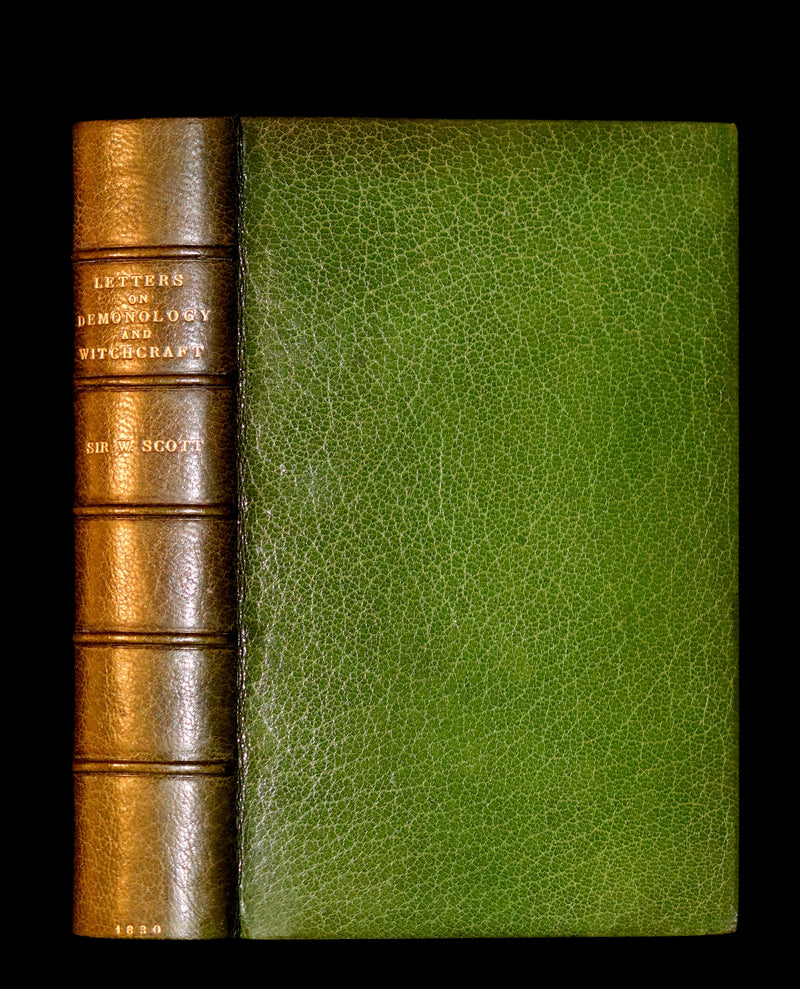 1830 1stED with 3 States illustrations by CRUIKSHANK- Letters on DEMONOLOGY & WITCHCRAFT by W. Scott bound by RIVIERE.