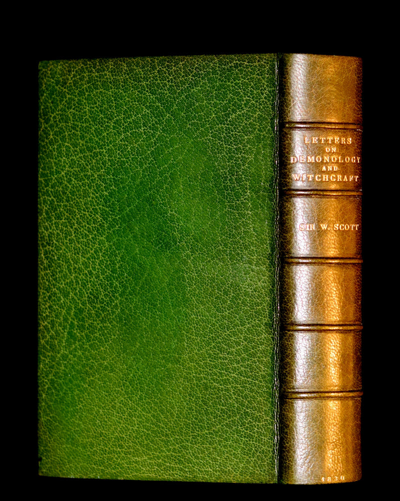 1830 1stED with 3 States illustrations by CRUIKSHANK- Letters on DEMONOLOGY & WITCHCRAFT by W. Scott bound by RIVIERE.