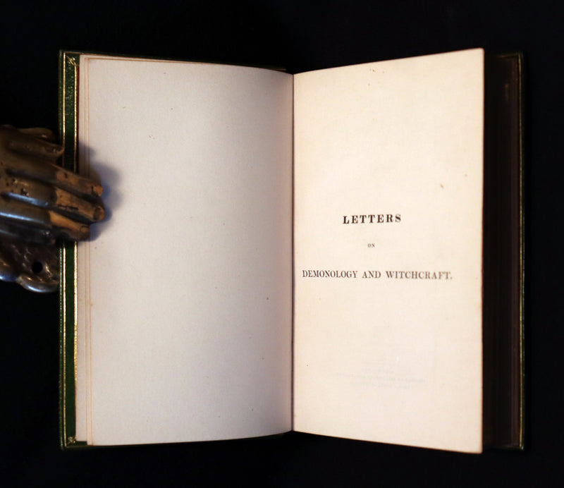 1830 1stED with 3 States illustrations by CRUIKSHANK- Letters on DEMONOLOGY & WITCHCRAFT by W. Scott bound by RIVIERE.