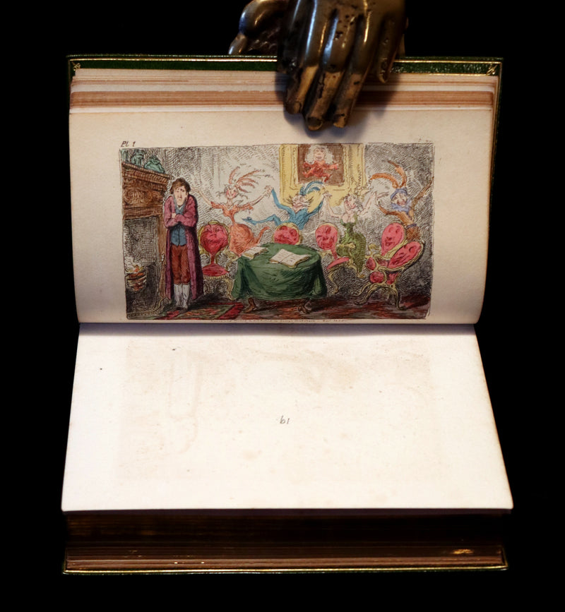 1830 1stED with 3 States illustrations by CRUIKSHANK- Letters on DEMONOLOGY & WITCHCRAFT by W. Scott bound by RIVIERE.