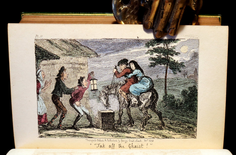 1830 1stED with 3 States illustrations by CRUIKSHANK- Letters on DEMONOLOGY & WITCHCRAFT by W. Scott bound by RIVIERE.