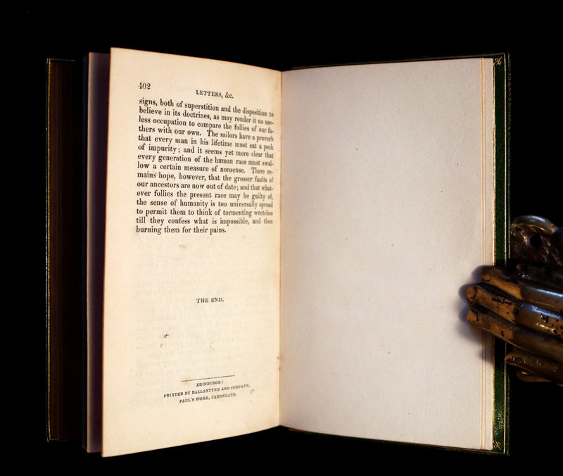 1830 1stED with 3 States illustrations by CRUIKSHANK- Letters on DEMONOLOGY & WITCHCRAFT by W. Scott bound by RIVIERE.