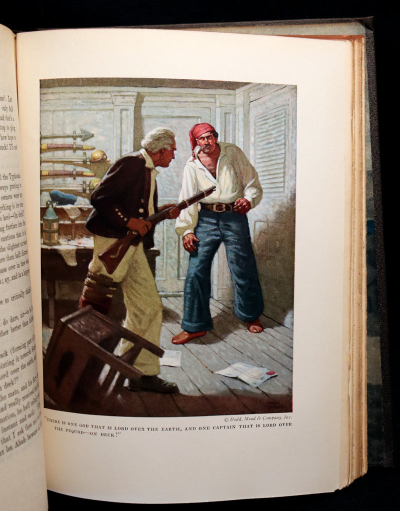 1923 Rare Edition - MOBY DICK or The White Whale by Herman Melville illustrated by Mead Schaeffer.