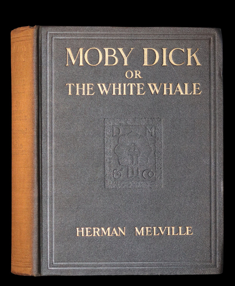 1923 Rare Edition - MOBY DICK or The White Whale by Herman Melville illustrated by Mead Schaeffer.