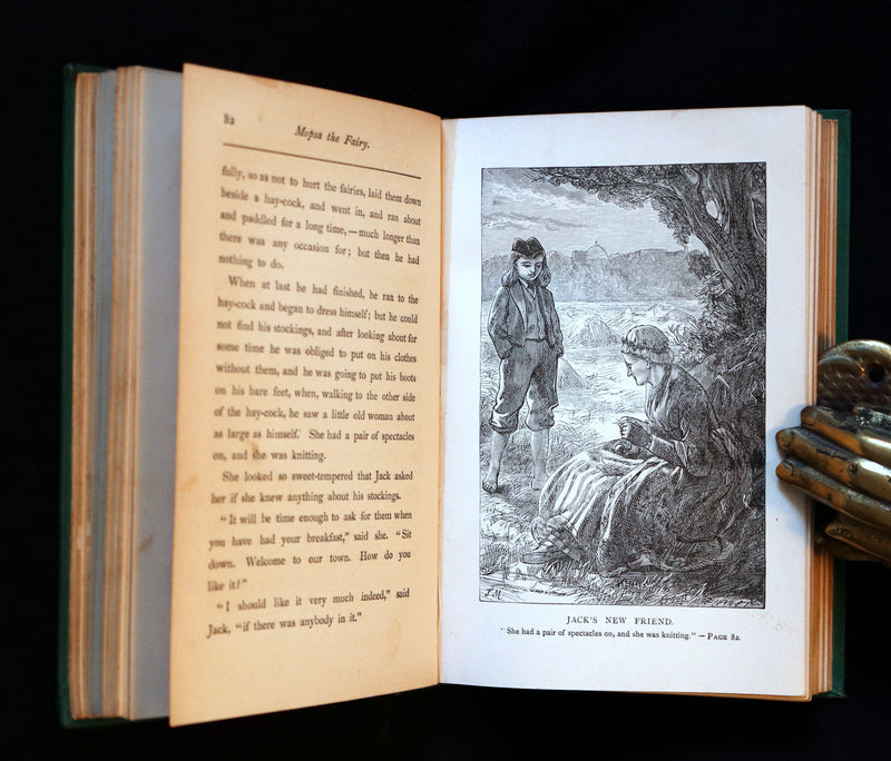1887 Scarce Victorian Book - MOPSA THE FAIRY by Jean Ingelow. Illustrated.