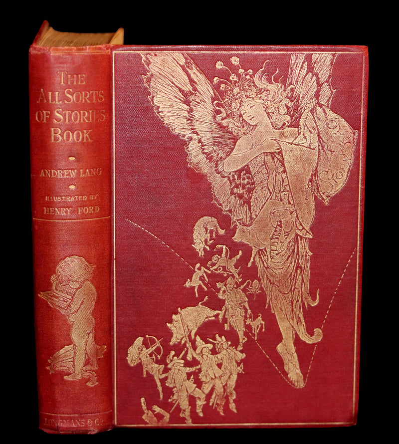 1911 Rare First Edition - THE ALL SORTS OF STORIES BOOK by Mrs. Lang & Andrew Lang.