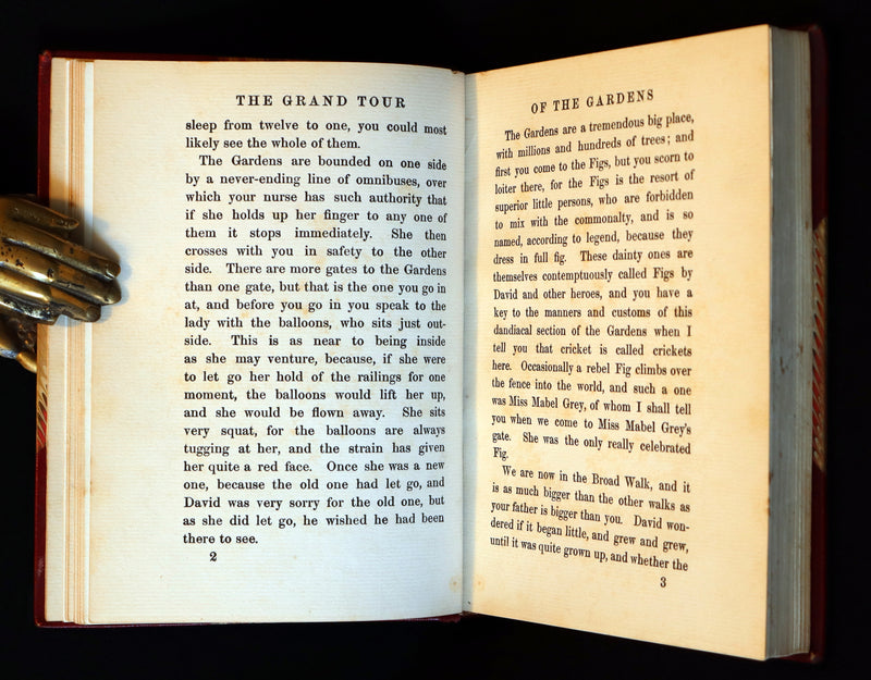 1910 Rare Book - PETER PAN in Kensington Garden illustrated by Arthur Rackham.