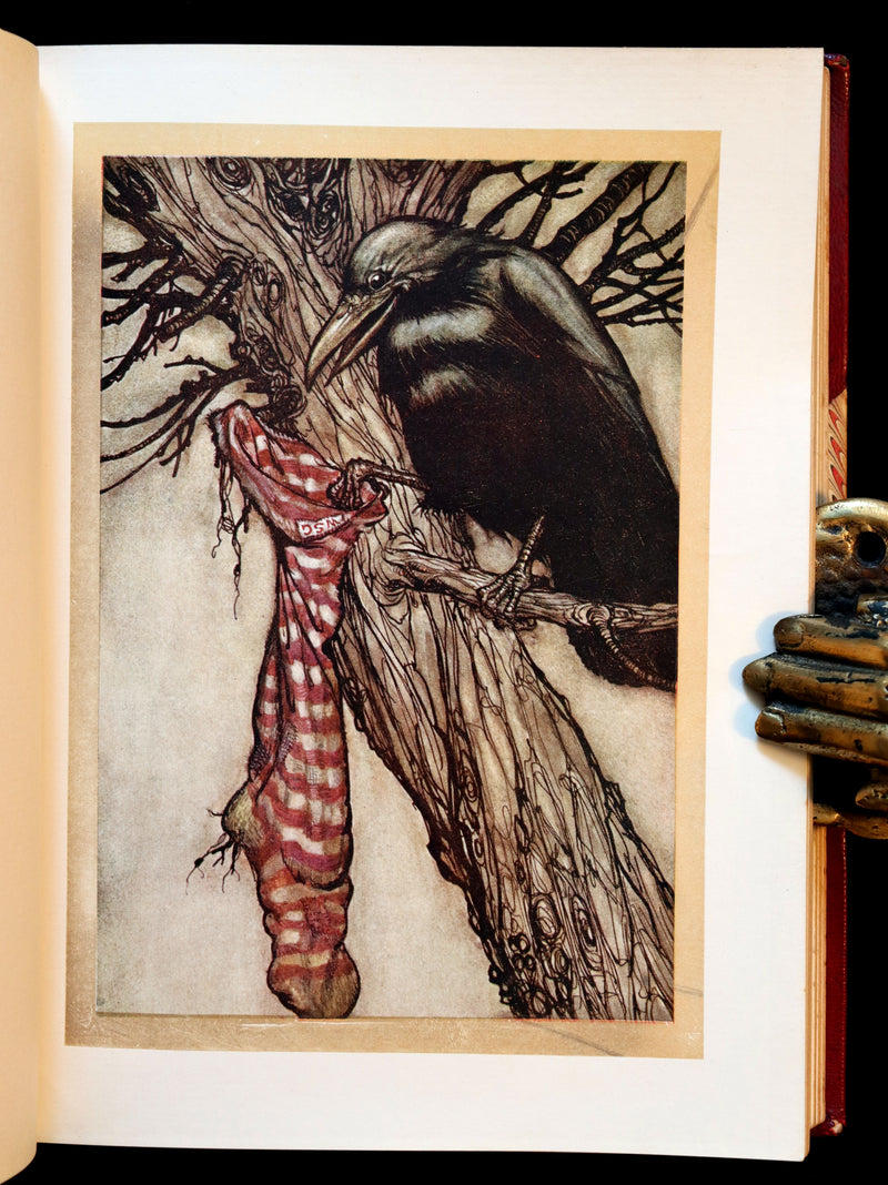 1910 Rare Book - PETER PAN in Kensington Garden illustrated by Arthur Rackham.