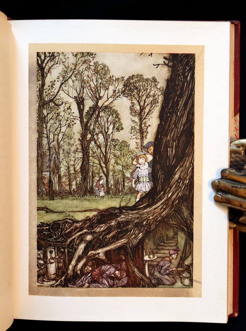 1910 Rare Book - PETER PAN in Kensington Garden illustrated by Arthur Rackham.