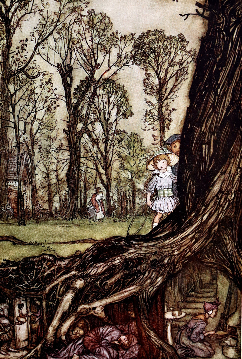1910 Rare Book - PETER PAN in Kensington Garden illustrated by Arthur Rackham.