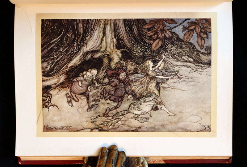 1910 Rare Book - PETER PAN in Kensington Garden illustrated by Arthur Rackham.