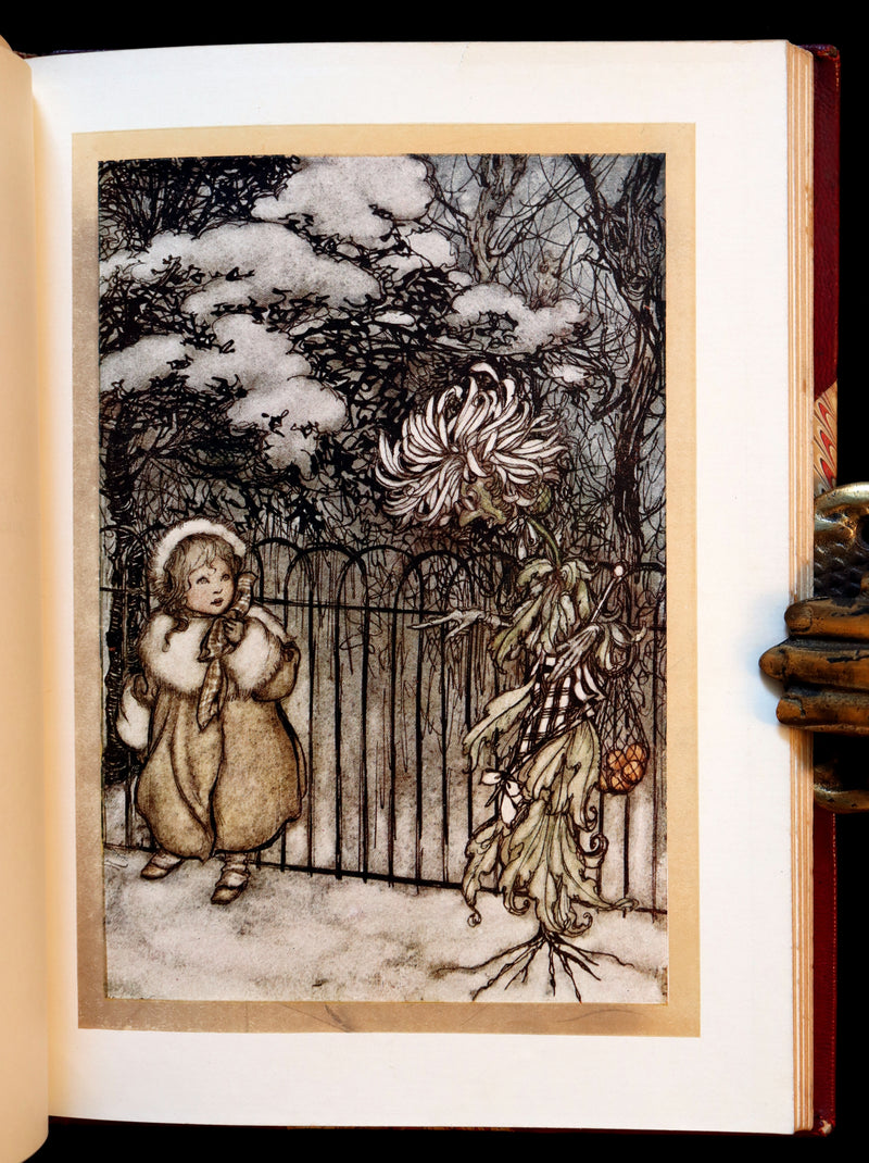 1910 Rare Book - PETER PAN in Kensington Garden illustrated by Arthur Rackham.