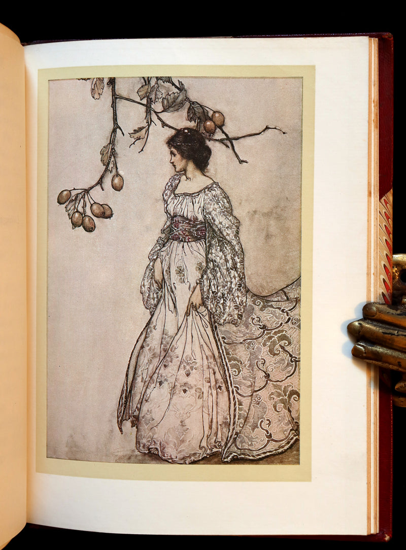 1910 Rare Book - PETER PAN in Kensington Garden illustrated by Arthur Rackham.