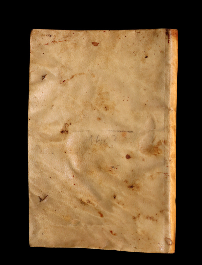 1603 Scarce Latin Vellum Book - Short Work to take care of SOULS by Giovanni Bellarini.