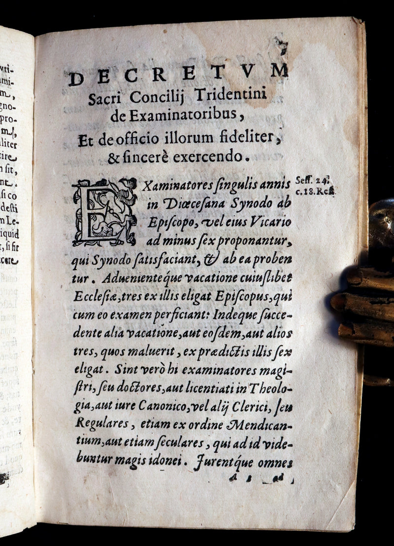 1603 Scarce Latin Vellum Book - Short Work to take care of SOULS by Giovanni Bellarini.