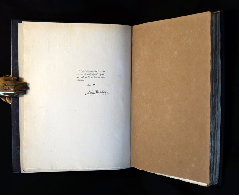 1908 Rare Limited Book Signed by Rackham - Shakespeare's Midsummer Night's Dream in a beautiful binding.