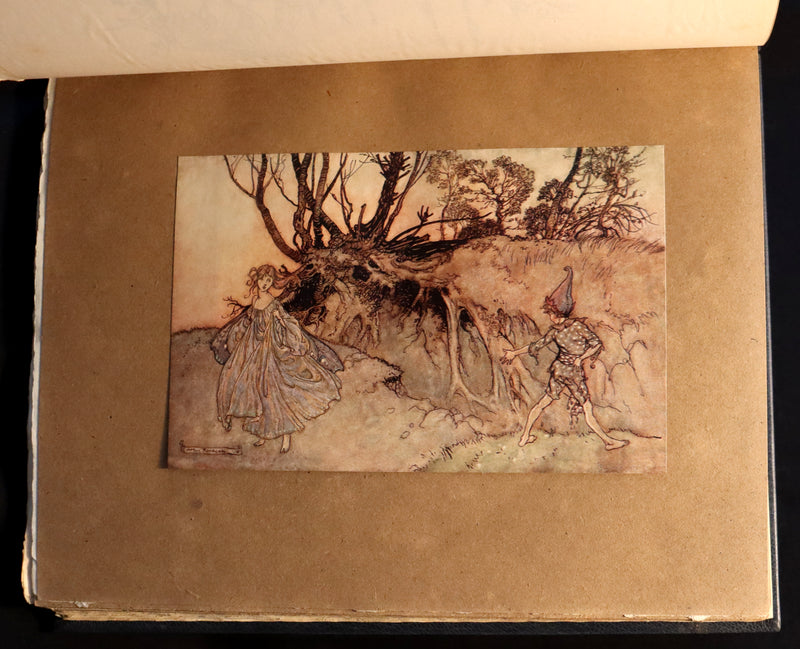 1908 Rare Limited Book Signed by Rackham - Shakespeare's Midsummer Night's Dream in a beautiful binding.