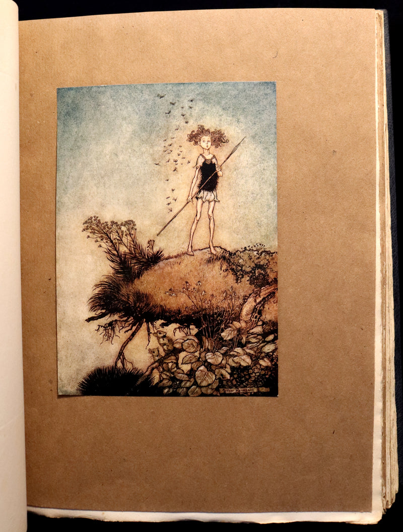 1908 Rare Limited Book Signed by Rackham - Shakespeare's Midsummer Night's Dream in a beautiful binding.